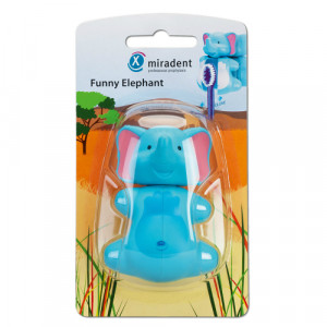 Produktbild von MIRADENT Zahnbürstenhalter Funny Elefant