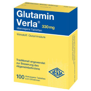 GLUTAMIN VERLA überzogene Tabletten GLUTAMIN VERLA überzogene Tabletten