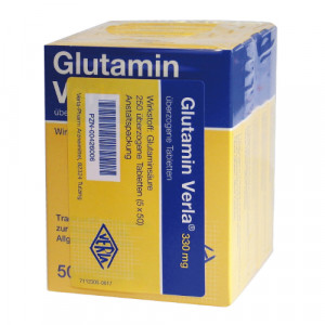 GLUTAMIN VERLA überzogene Tabletten GLUTAMIN VERLA überzogene Tabletten