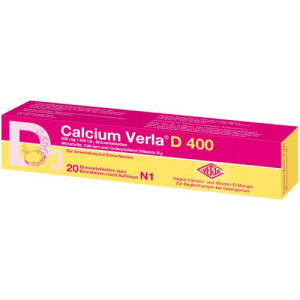 CALCIUM VERLA D 400 Brausetabletten CALCIUM VERLA D 400 Brausetabletten