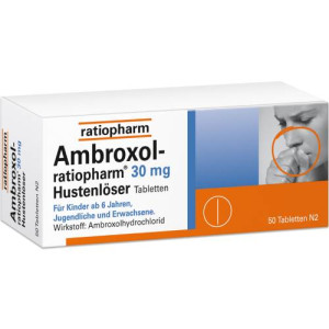 AMBROXOL-ratiopharm 30 mg Hustenlöser Tabletten AMBROXOL-ratiopharm 30 mg Hustenlöser Tabletten