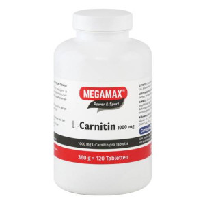 MEGAMAX L-Carnitin 1000 mg Tabletten MEGAMAX L-Carnitin 1000 mg Tabletten