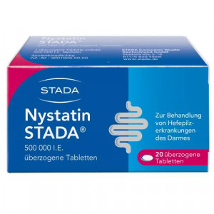 Produktbild von NYSTATIN STADA 500.000 I.E. überzogene Tab.