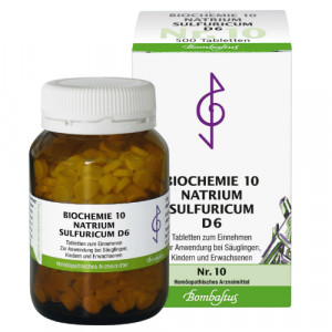 BIOCHEMIE 10 Natrium sulfuricum D 6 Tabletten BIOCHEMIE 10 Natrium sulfuricum D 6 Tabletten
