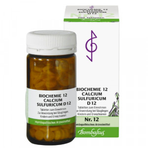 BIOCHEMIE 12 Calcium sulfuricum D 12 Tabletten BIOCHEMIE 12 Calcium sulfuricum D 12 Tabletten