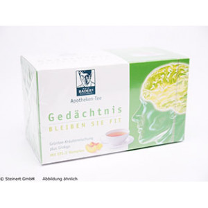 Produktbild von BADERS Apotheken Tee Gedächtnis Filterbeutel