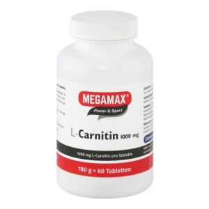 MEGAMAX L-Carnitin 1000 mg Tabletten MEGAMAX L-Carnitin 1000 mg Tabletten
