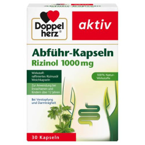 DOPPELHERZ Abführ-Kapseln Rizinol 1.000 mg DOPPELHERZ Abführ-Kapseln Rizinol 1.000 mg
