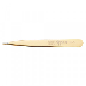 Produktbild von NIPPES Kosmetik Pinzet.gerade vergold.Nr.728G