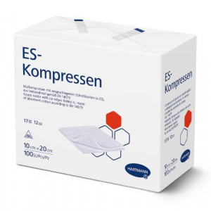 ES-KOMPRESSEN unsteril 10x20 cm 12fach ES-KOMPRESSEN unsteril 10x20 cm 12fach