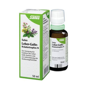Produktbild von LEBER GALLE Kräutertropfen N Salus