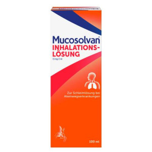 Produktbild von MUCOSOLVAN Inhalationslösung 15 mg Lsg.f.Vernebler