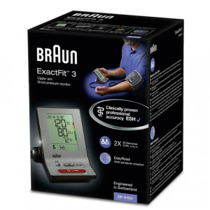 BRAUN BLUTDRUCKMESSGERÄT ExactFit3 Oberarm BP6100 BRAUN BLUTDRUCKMESSGERÄT ExactFit3 Oberarm BP6100