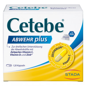CETEBE ABWEHR plus Vitamin C+Vitamin D3+Zink Kaps. CETEBE ABWEHR plus Vitamin C+Vitamin D3+Zink Kaps.
