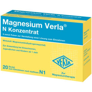 MAGNESIUM VERLA N Konzentrat Plv.z.H.e.L.z.Einn. MAGNESIUM VERLA N Konzentrat Plv.z.H.e.L.z.Einn.