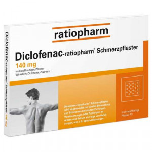 DICLOFENAC-ratiopharm Schmerzpflaster DICLOFENAC-ratiopharm Schmerzpflaster