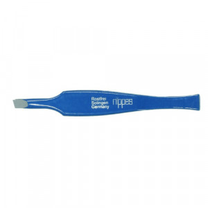 Produktbild von NIPPES Kosmetik Pinzet.schräg rostfr.blau Nr.757