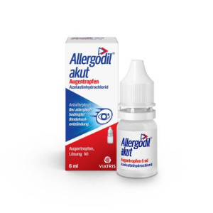 Produktbild von ALLERGODIL akut Augentropfen