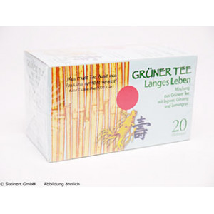 Produktbild von GRÜNER TEE+Ingwer+Ginseng Filterbeutel