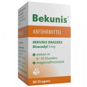 BEKUNIS Dragees Bisacodyl 5 mg magensaftres.Tabl. BEKUNIS Dragees Bisacodyl 5 mg magensaftres.Tabl.