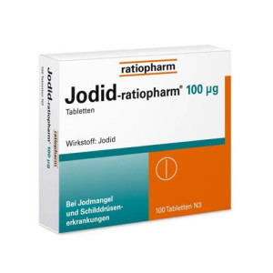 Produktbild von JODID-ratiopharm 100 μg Tabletten