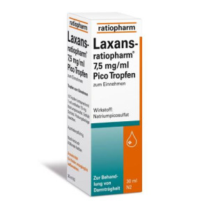 LAXANS-ratiopharm 7,5 mg/ml Pico Tropfen LAXANS-ratiopharm 7,5 mg/ml Pico Tropfen