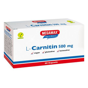 MEGAMAX L-Carnitin 500 mg Kapseln MEGAMAX L-Carnitin 500 mg Kapseln