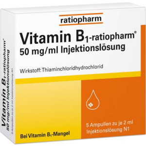 VITAMIN B1-RATIOPHARM 50 mg/ml Inj.Lsg.Ampullen VITAMIN B1-RATIOPHARM 50 mg/ml Inj.Lsg.Ampullen