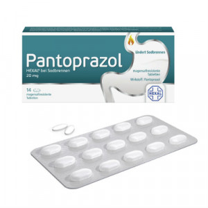 Produktbild von PANTOPRAZOL HEXAL b.Sodbrennen magensaftres.Tabl.