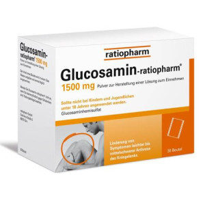 GLUCOSAMIN-RATIOPHARM 1500 mg Plv.z.H.e.L.z.Einn. GLUCOSAMIN-RATIOPHARM 1500 mg Plv.z.H.e.L.z.Einn.