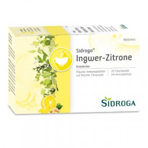 SIDROGA Wellness Ingwer-Zitrone Tee Filterbeutel SIDROGA Wellness Ingwer-Zitrone Tee Filterbeutel