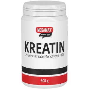 KREATIN MONOHYDRAT 100% Megamax Pulver KREATIN MONOHYDRAT 100% Megamax Pulver