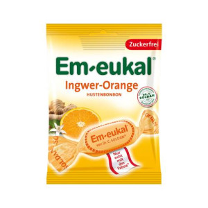 Produktbild von EM-EUKAL Bonbons Ingwer Orange zuckerfrei