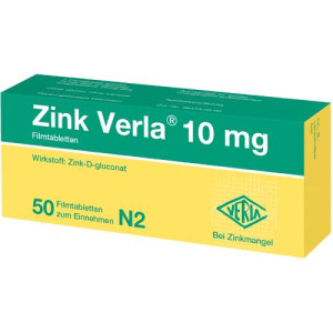 ZINK VERLA 10 mg Filmtabletten ZINK VERLA 10 mg Filmtabletten