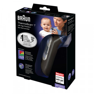 BRAUN THERMOSCAN 7 Ohrthermom.schwarze Edition BRAUN THERMOSCAN 7 Ohrthermom.schwarze Edition