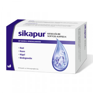 SIKAPUR Kieselsäure Softgel-Kapseln mit Biotin SIKAPUR Kieselsäure Softgel-Kapseln mit Biotin