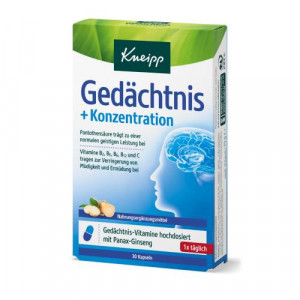 KNEIPP Gedächtnis+Konzentration Kapseln KNEIPP Gedächtnis+Konzentration Kapseln