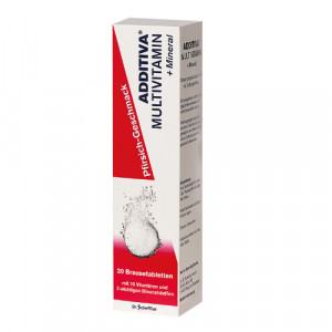 Produktbild von ADDITIVA Multivit.+Mineral Pfirsich R Brausetabl.
