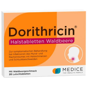 DORITHRICIN Halstabletten Waldbeere DORITHRICIN Halstabletten Waldbeere