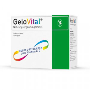 Produktbild von GELOVITAL Nahrungsergänzungsmittel Lebertran Kaps.