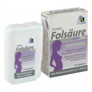 Produktbild von FOLSÄURE 800 Plus B12+Jod Tabletten