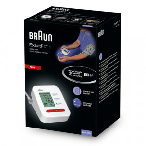 BRAUN BLUTDRUCKMESSGERÄT ExactFit1 Oberarm BUA5000 BRAUN BLUTDRUCKMESSGERÄT ExactFit1 Oberarm BUA5000