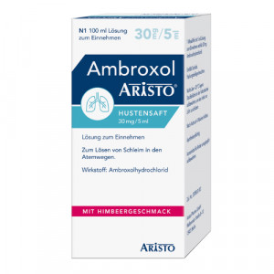 Produktbild von AMBROXOL Aristo Hustensaft 30 mg/5 ml Lsg.z.Einn.