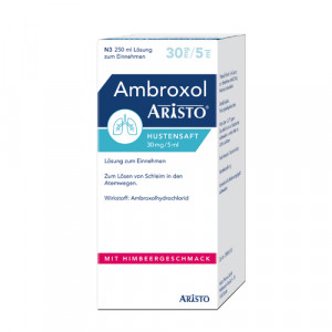 AMBROXOL Aristo Hustensaft 30 mg/5 ml Lsg.z.Einn. AMBROXOL Aristo Hustensaft 30 mg/5 ml Lsg.z.Einn.