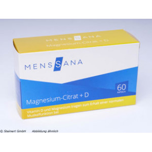 Produktbild von MAGNESIUMCITRAT+D MensSana Kapseln