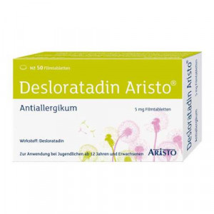 DESLORATADIN Aristo 5 mg Filmtabletten DESLORATADIN Aristo 5 mg Filmtabletten