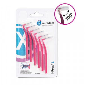 MIRADENT Interdentalbürste I-Prox L 0,4 mm pink MIRADENT Interdentalbürste I-Prox L 0,4 mm pink