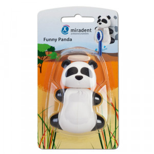 MIRADENT Zahnbürstenhalter Funny Snapper Panda MIRADENT Zahnbürstenhalter Funny Snapper Panda
