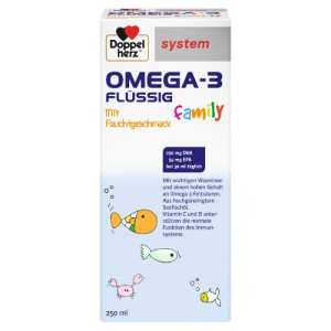 Produktbild von DOPPELHERZ Omega-3 flüssig family system