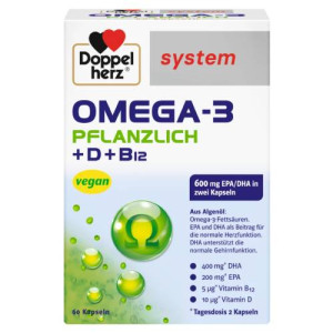 DOPPELHERZ Omega-3 pflanzlich system Kapseln DOPPELHERZ Omega-3 pflanzlich system Kapseln